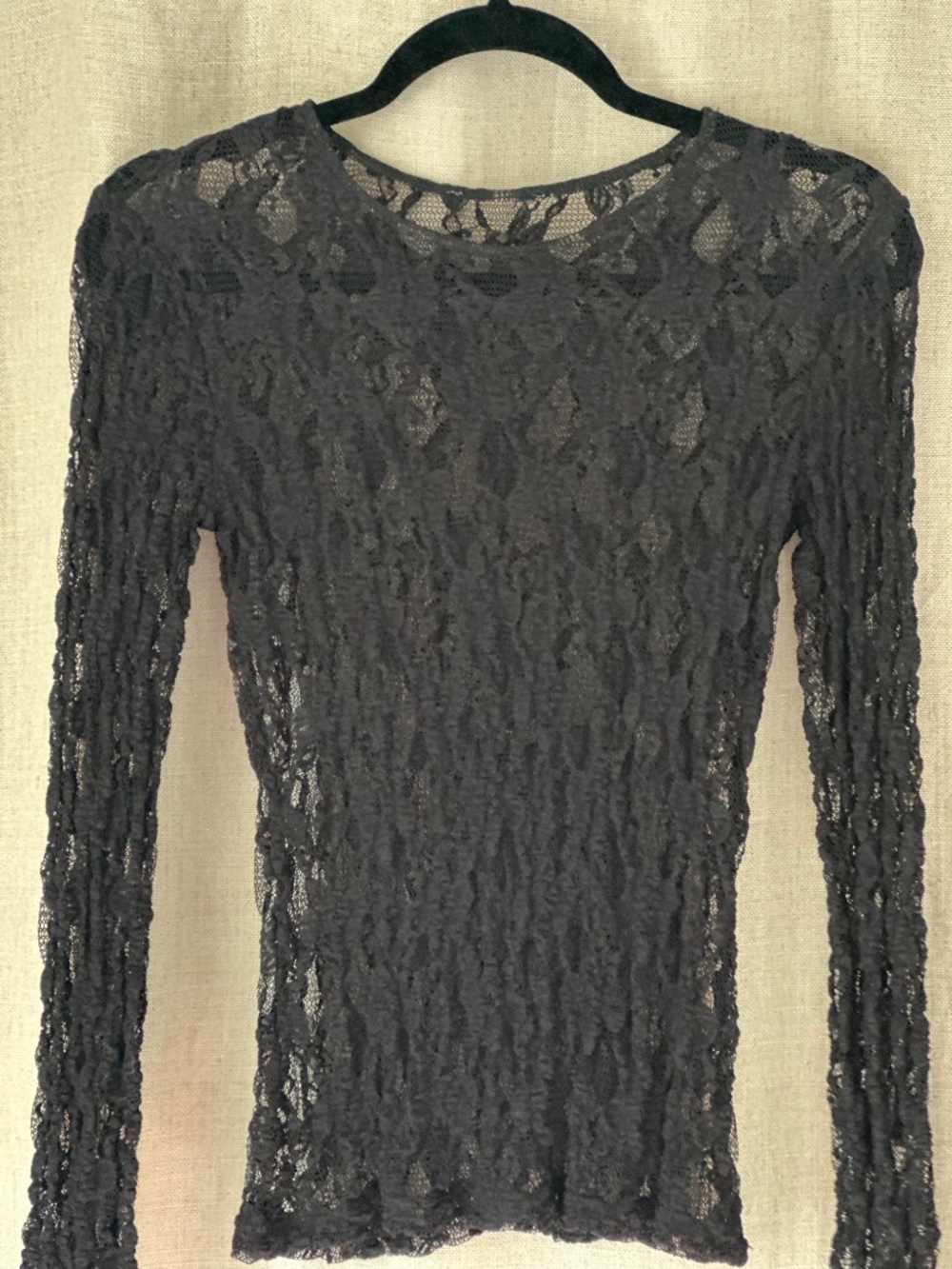 Sexy Black Lace Top
